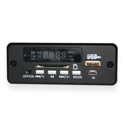 Фронтальна панель ZTV-CT02C + B MP3/FM/USB/SD,MMCcard/AUX/BT/пульт, китайський