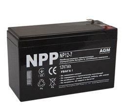 Акумулятор NP12 - 7.5. (7,5 Ah 12 V)