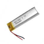 Li-pol аккумулятор<gtran/> 801350P , 500 мА/ч 3.7V с платой защиты<gtran/>