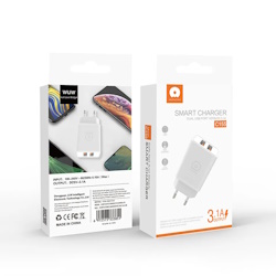 USB charger C155 5V, 3.1A, 2xUSB A 15W