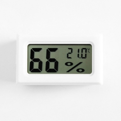 Electronic thermohygrometer  YS-11 panel rectangular WHITE