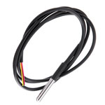 temperature sensor  DS18B20 in met. case with cable 0.5m, 3 pin.