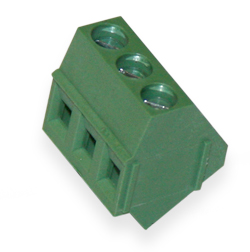 Screw terminal block XK 103-5.0-03P (steel) Green