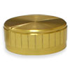 Handle on axle 6mm Star Gold D = 48mm H = 17mm