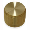 Handle on axle 6mm Star Gold D = 23mm H = 17mm