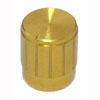 Handle on axle 6mm Star Gold D = 15mm H = 17mm