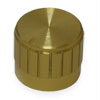 Handle on axle 6mm Star Gold D = 21mm H = 17mm