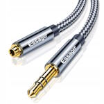 Cable Audio 1m 3.5/3.5mm jack extension male-female