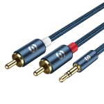 Cable Audio 3m 3.5mm (jack)/ 2x RCA (tulip)