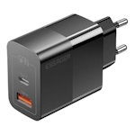 Зарядне USB QC3.0 PD3.0 USB-A Type-C 33W GaN чорне