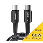 Cable USB Type-C/ Type-C 1m 60W black