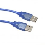 Кабель USB2.0 AM/AM 2.7м синий с фильтром</ntran>
