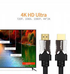 Кабель HDMI to HDMI V2.0 4K 3m черный