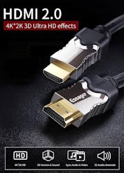 Кабель HDMI to HDMI V2.0 4K 3m чорний