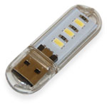 Ліхтарик<gtran/> USB 3 LED білий холодний<gtran/>