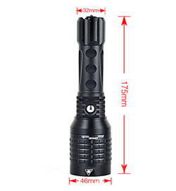  Hand-held flashlight with laser  Laser Pointer 08-1
 (green laser)