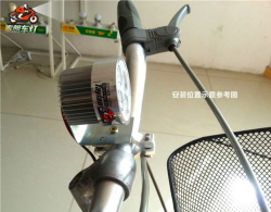 Fixing clamp for bike-moto-headlights 19-40mm GOLD