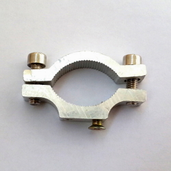 Fixing clamp for bike-moto-headlights 19-40mm SILVER