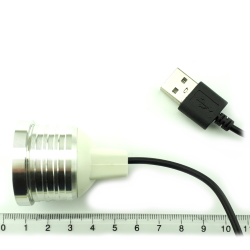 Ультрафиолетовая лампа USB UV-LED-1  [5В, 1Вт, 360-395нм]