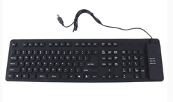 Водонепроникна клавіатура PC USB силіконова гнучка 109 кнопок