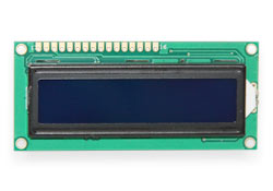 LCD1602A 5V символьный дисплей синий фон