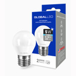Лампа светодиодная GLOBAL LED G45 F 5W 4100K 220V E27 AP