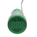 Panel thermometer<gtran/> AD16-22TM-G -20+199°C Green<gtran/>