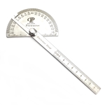  Steel protractor with a ruler 100 mm