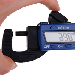  Digital thickness micrometer 0-12/0.01mm plastic