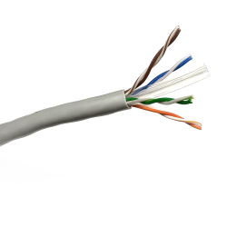 Cable UTP Cat6 4PR CCA 0.5 mm PVC indoor