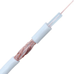 Antenna cable  RG-2.4C2V (0.4CU+2.4PE+48/0.12CU) 3.8mm white
