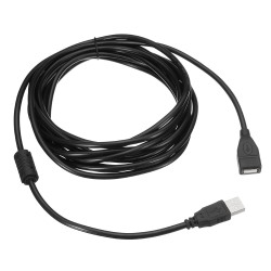 Cable  USB2.0 AM/AF extension cable 1.5m black
