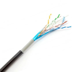 Cable  FTP (PE) Cat.5e 4x2x0.51CU, outer black