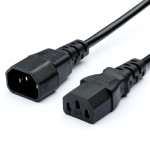 Power cable monitor-system unit 3x0.75mm 1.5m black