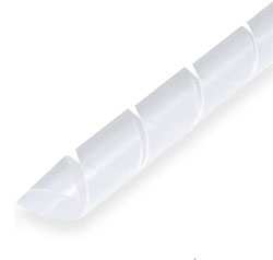Спиральный бандаж d=12 mm. (10 метров) белый