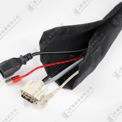 Velcro cable sleeve SP-MST-35 textile wrap BLACK [1m]
