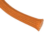 Cable braid<gtran/> snake skin 6mm, orange<gtran/>