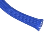 Cable braid snake skin 6mm, blue
