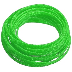 Cable braid snake skin 6mm, light green