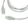 Cable USB2.0 AM/AF extension cable 3.0m, gray