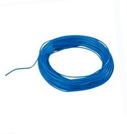 Installation wire  PVC AWG 28 single core Blue 10m.