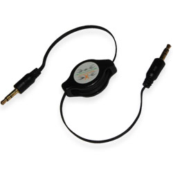 Cable  Audio Travel 0.8m, 3.5/3.5mm jack plug-to-plug