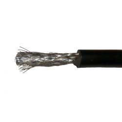 Signal cable  RVVSP 1 x 2 * 0.2 mm2 shielded PVC black