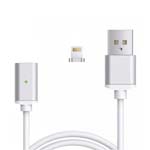 Magnetic cable USB Apple Lightning 1m white