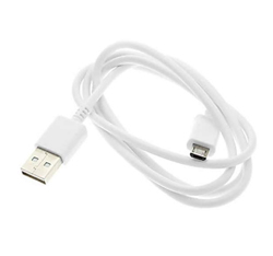 Cable  USB 2.0 AM/BM micro-USB 0.85m white PVC