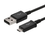 Cable  USB 2.0 AM/BM micro-USB 0.85m black TPE