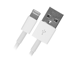 Cable USB 2.0 AM/Apple Lightning 1.0m white TPE