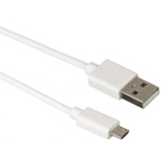 Кабель USB 2.0 AM/BM micro-USB 0.3м білий