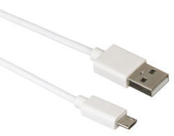 Cable  USB 2.0 AM/BM micro-USB 0.3m white