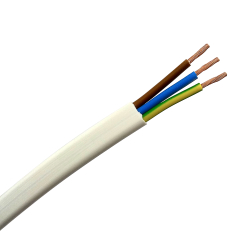 Power cable ШВВП 3х1,0 white